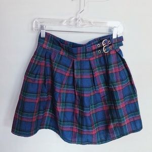 Missguided plaid skirt